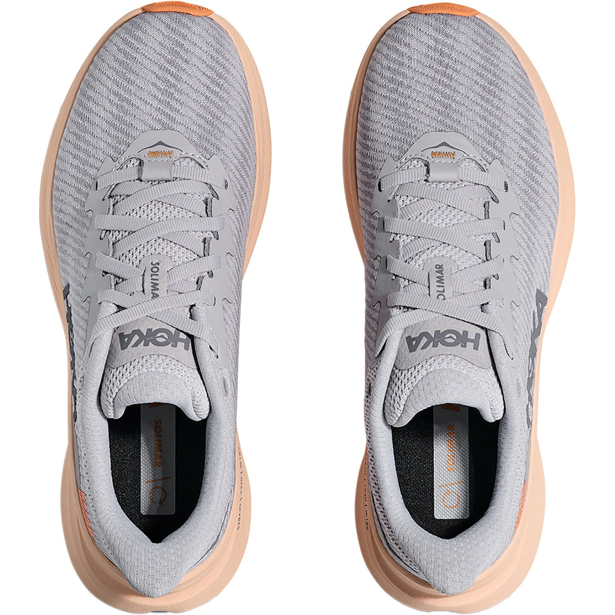 HOKA Solimar Women's Athletic Shoes Cosmic Grey/Tangerine Glow