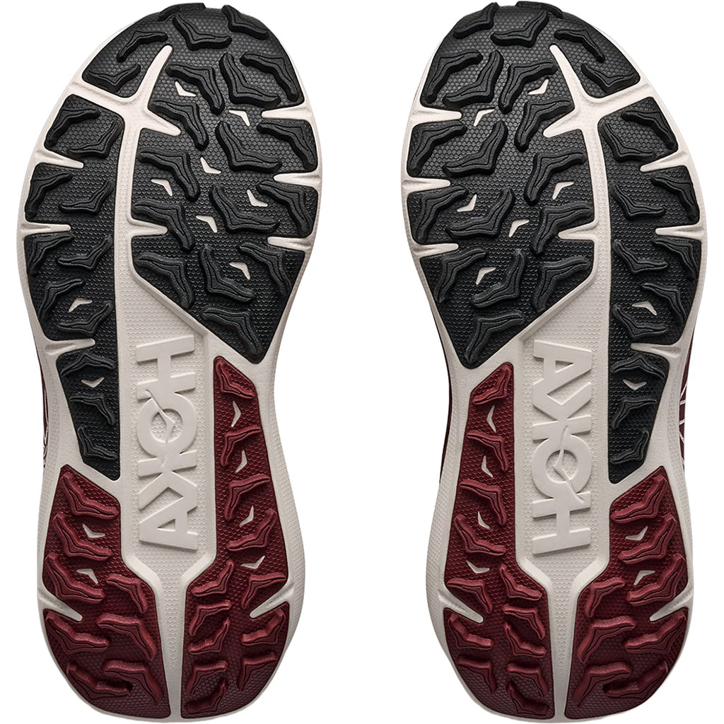 HOKA Stinson 8 Women's Athletic Shoes Alabaster/Varsity Burgundy