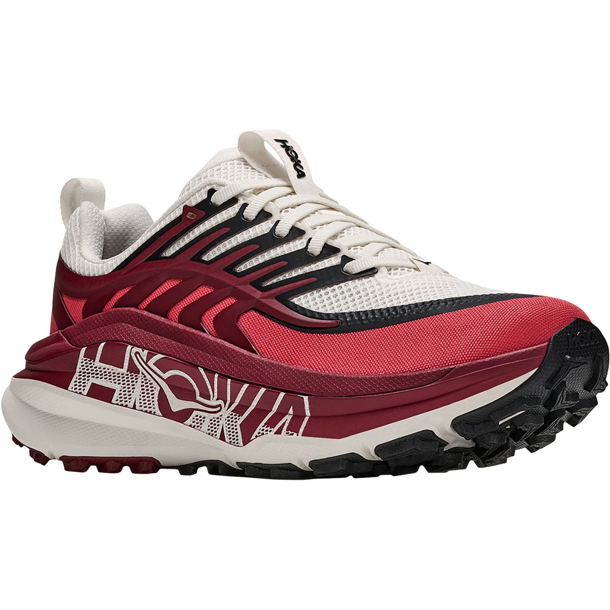 HOKA Stinson 8 Women's Athletic Shoes Alabaster/Varsity Burgundy