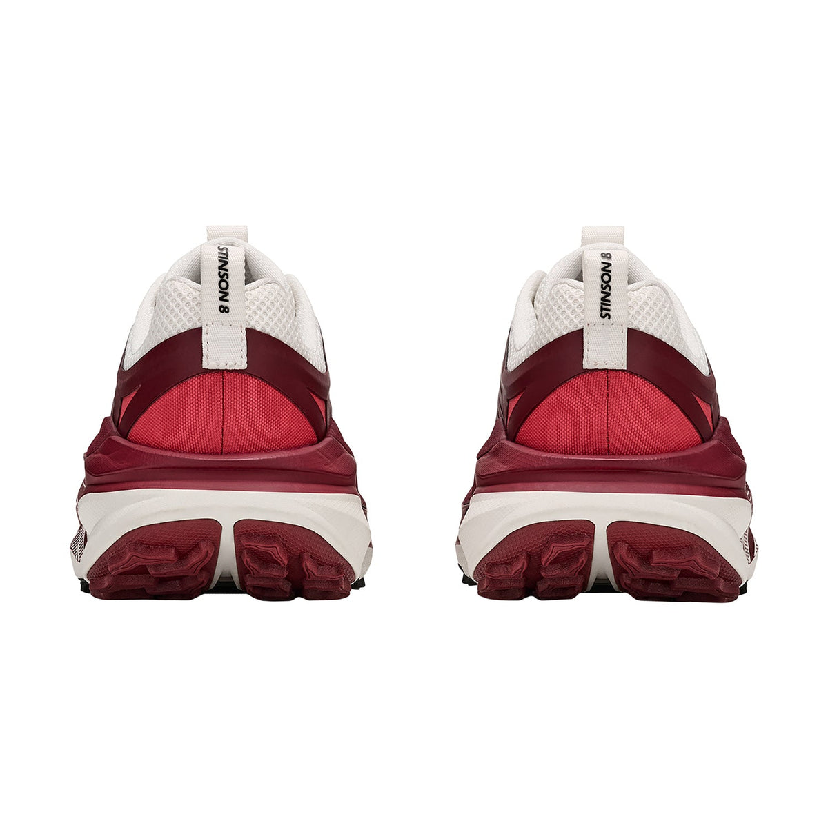 HOKA Stinson 8 Women's Athletic Shoes Alabaster/Varsity Burgundy