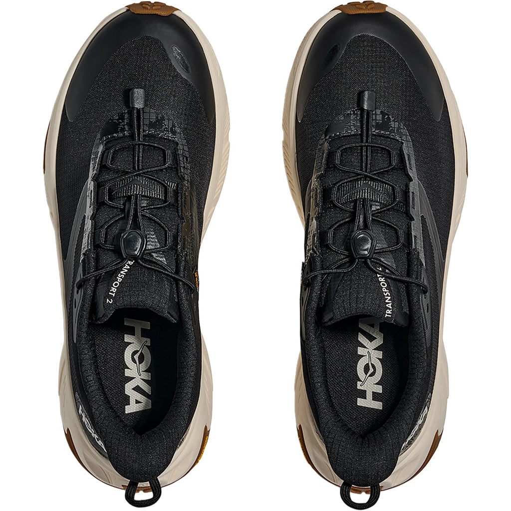 HOKA Transport 2 Women's Athletic Shoes Black/Alabaster