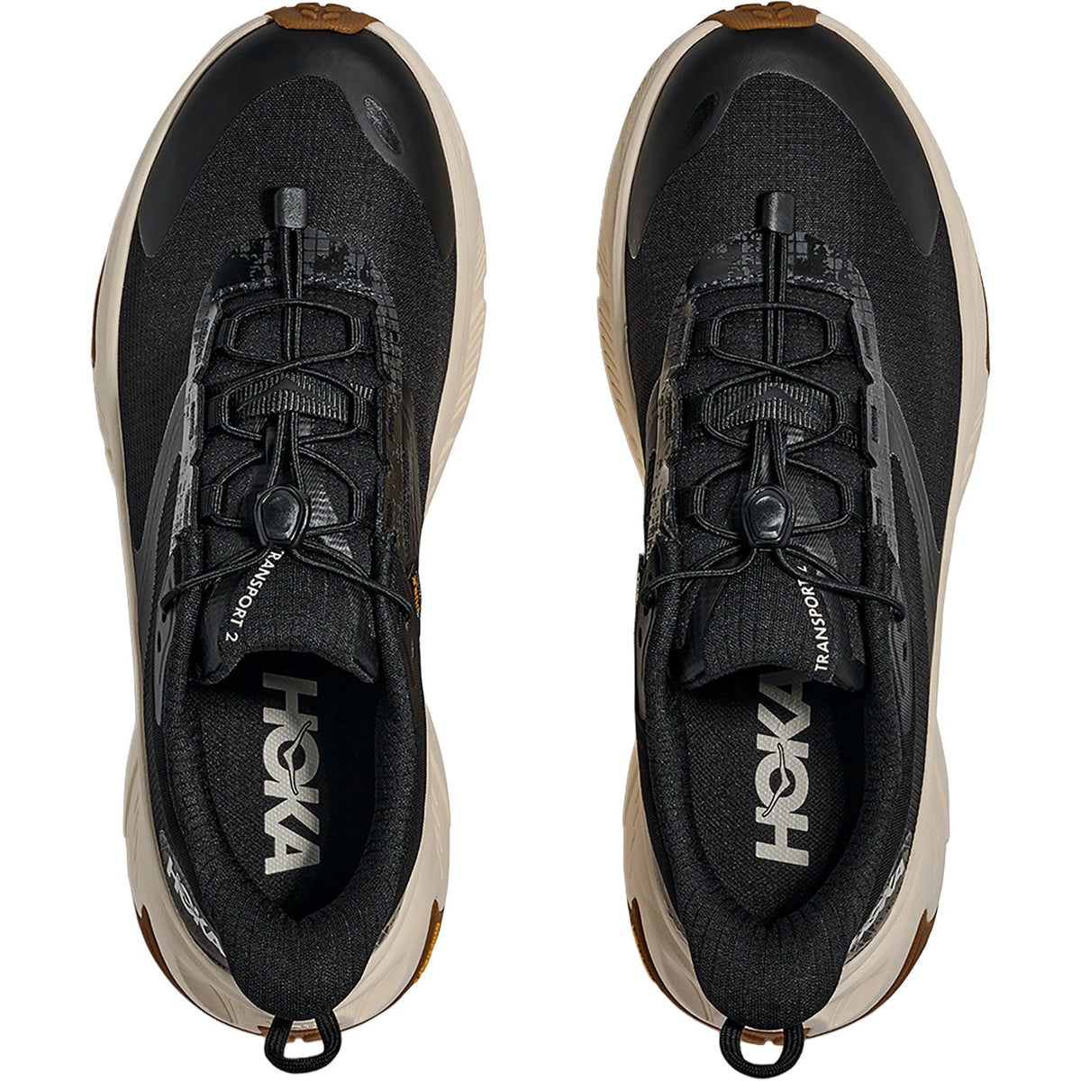 HOKA Transport 2 Women's Athletic Shoes Black/Alabaster