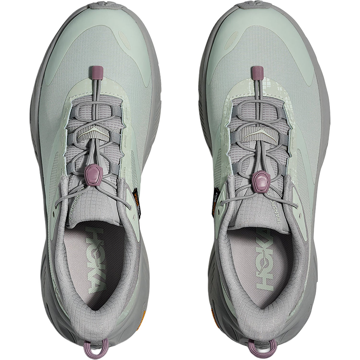 HOKA Transport 2 Women's Athletic Shoes Trail Shoes Stardust/Sea Glass