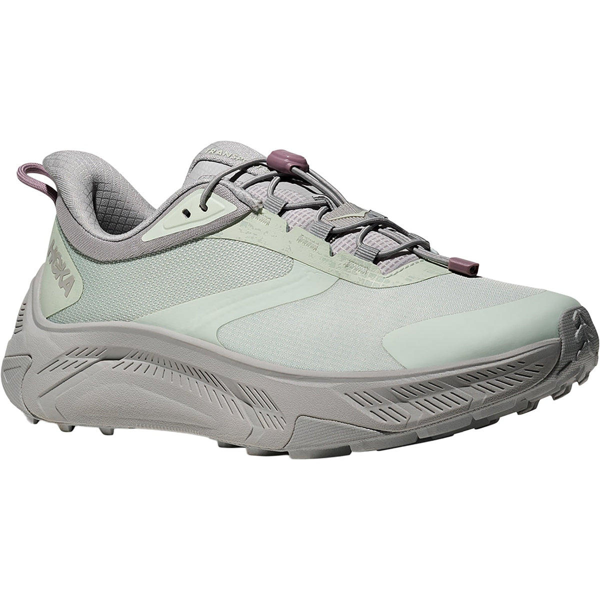 HOKA Transport 2 Women's Athletic Shoes Trail Shoes Stardust/Sea Glass