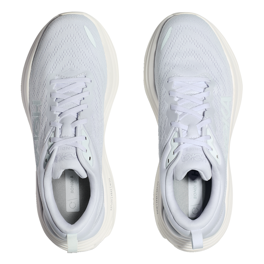 HOKA Bondi 8 - White - White Men's Shoes