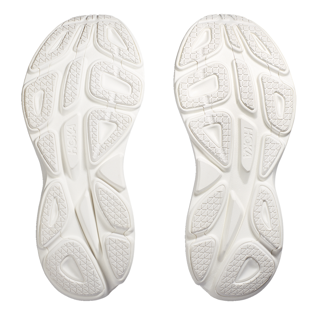 HOKA Bondi 8 - White - White Men's Shoes