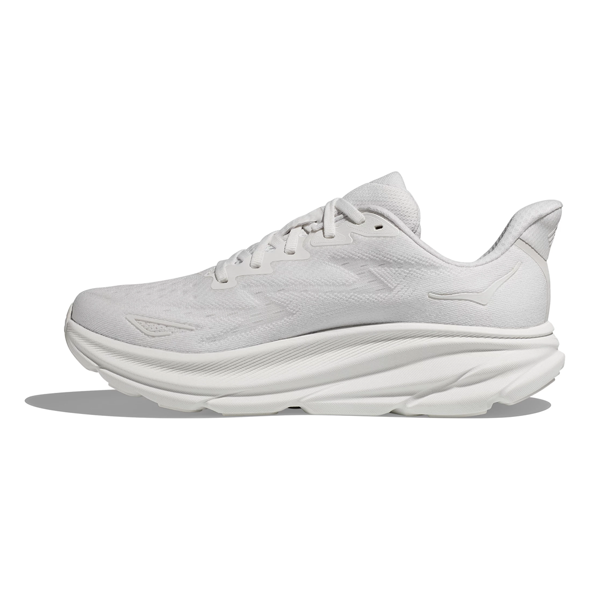 HOKA Clifton 9 - White - White Women's Running Shoes