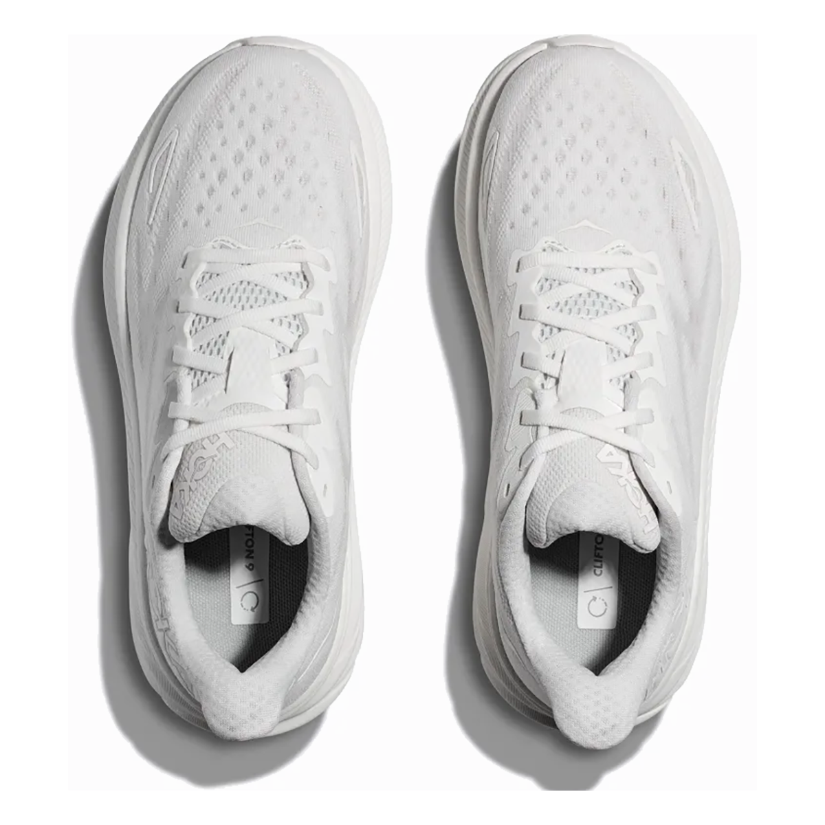 HOKA Clifton 9 - White - White Women's Running Shoes