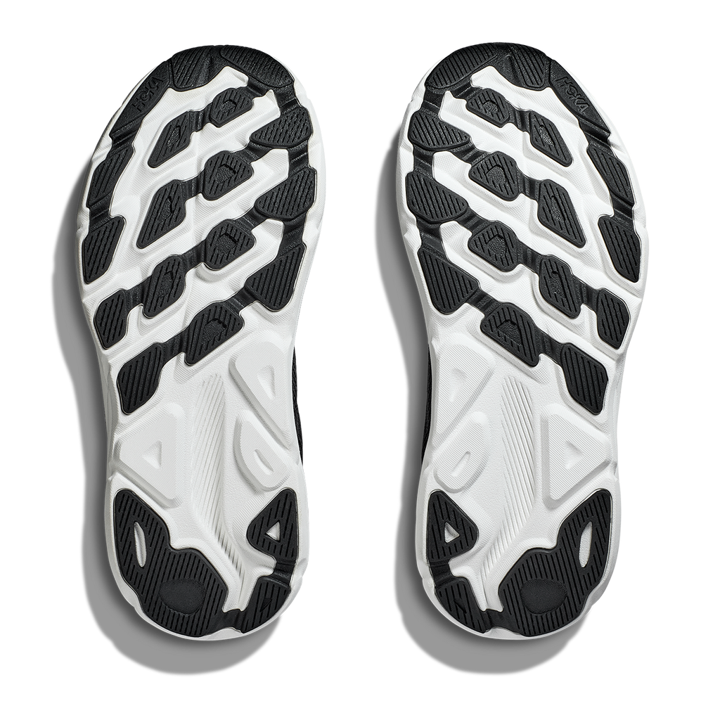HOKA Clifton 9 - Black - White Women's Running Shoes